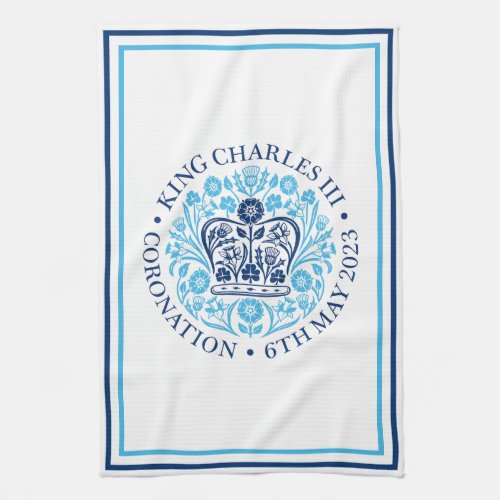 King Charles III Royal Coronation Souvenir Kitchen Towel
