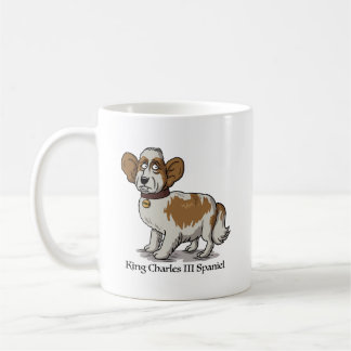 King Charles III Spaniel - Cartoon Coffee Mug