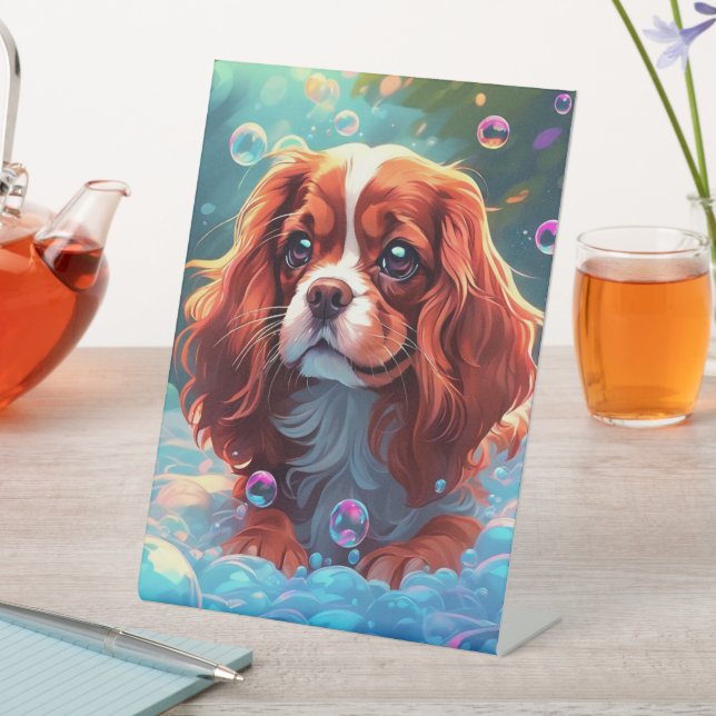 King Charles -Pedestal Sign (In SItu)