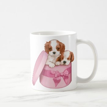 King Charles Puppies Coffee Mug by MarylineCazenave at Zazzle