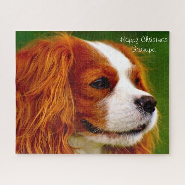 King Charles Spaniel Dog. Jigsaw Puzzle (Horizontal)