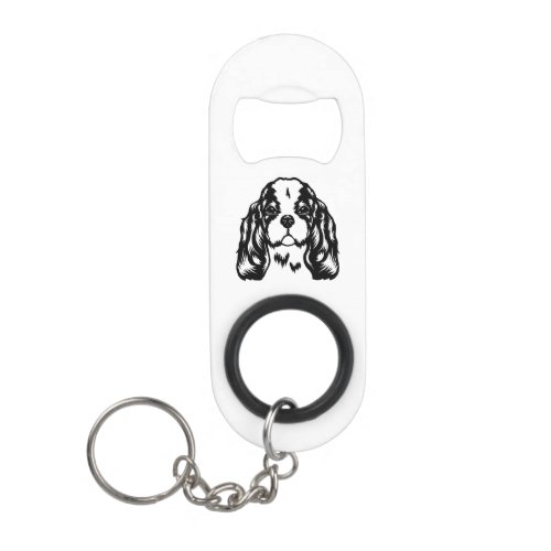 King Charles Spaniel Dog Keychain Bottle Opener