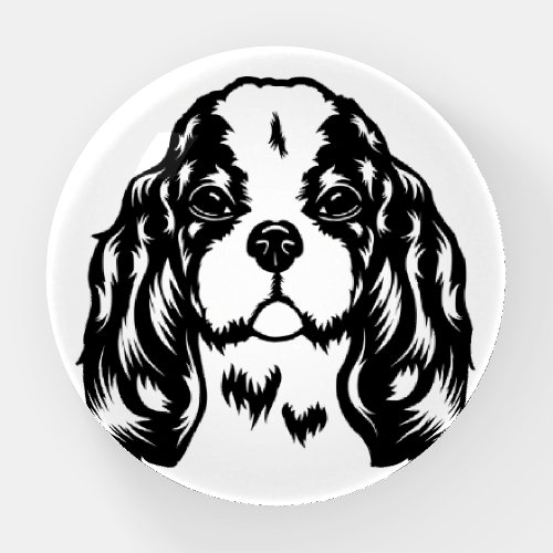 King Charles Spaniel Dog Paperweight