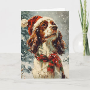 King Charles Spaniel personalized Christmas  Holiday Card