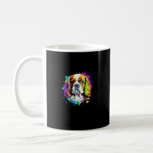 King Charles Spaniel Pop Art I Dog Lover I Splash  Coffee Mug