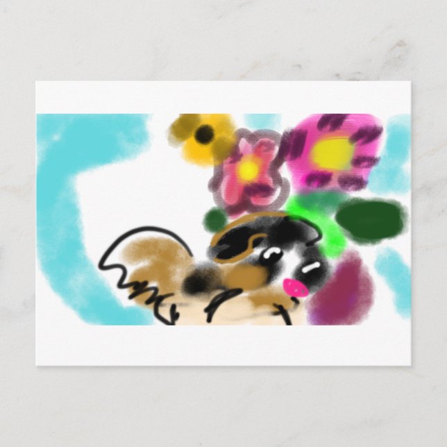 King charles spaniel  postcard (Front)