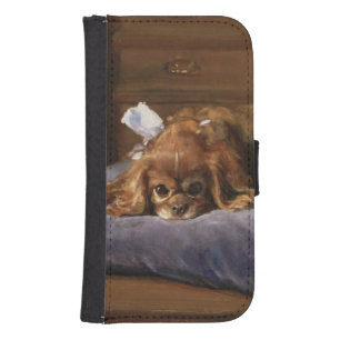 King Charles Spaniel Galaxy S4 Wallet Case