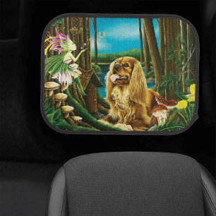 King Charles Spaniel Sprite Fantasy Car Floor Mat