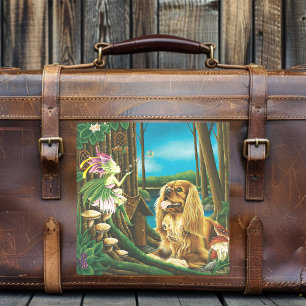 King Charles Spaniel Sprite Fantasy Sticker