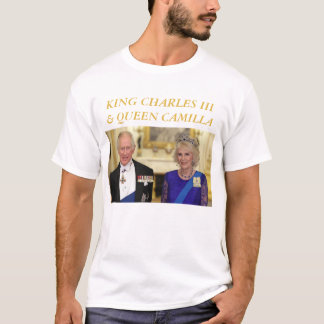 King Charles Third & Queen Camilla  T-Shirt