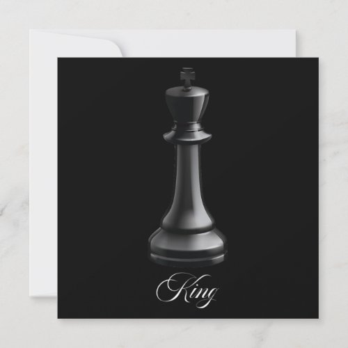 King Chess Piece Halloween Costume Chess Lover Invitation