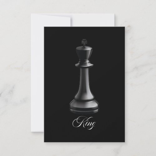 King Chess Piece Halloween Costume Chess Lover Invitation