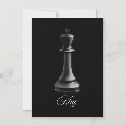 King Chess Piece Halloween Costume Chess Lover Invitation