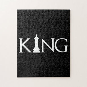 King Chess Piece Halloween Costume Chess Lover Jigsaw Puzzle