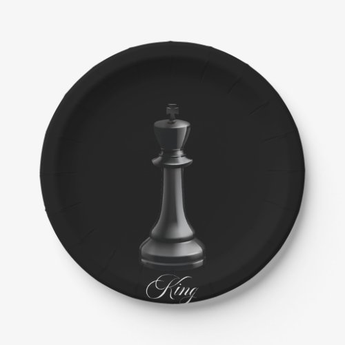 King Chess Piece Halloween Costume Chess Lover Paper Plates