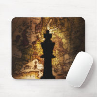 Chess Set in Black with World Map – ANTORINI®