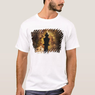 King chess piece on old world map T-Shirt
