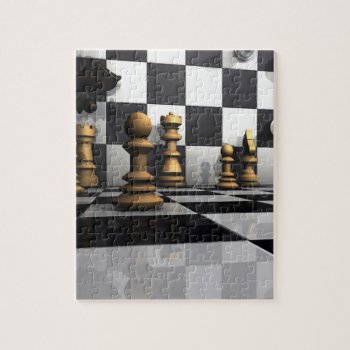 King Chess Play Jigsaw Puzzle by Wonderful12345 at Zazzle