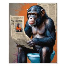King Chimp Realism Meets Pop Art Majestic