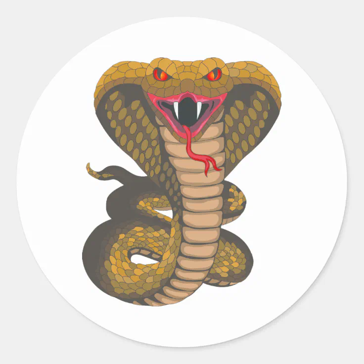 king cobra stickers 3 inches