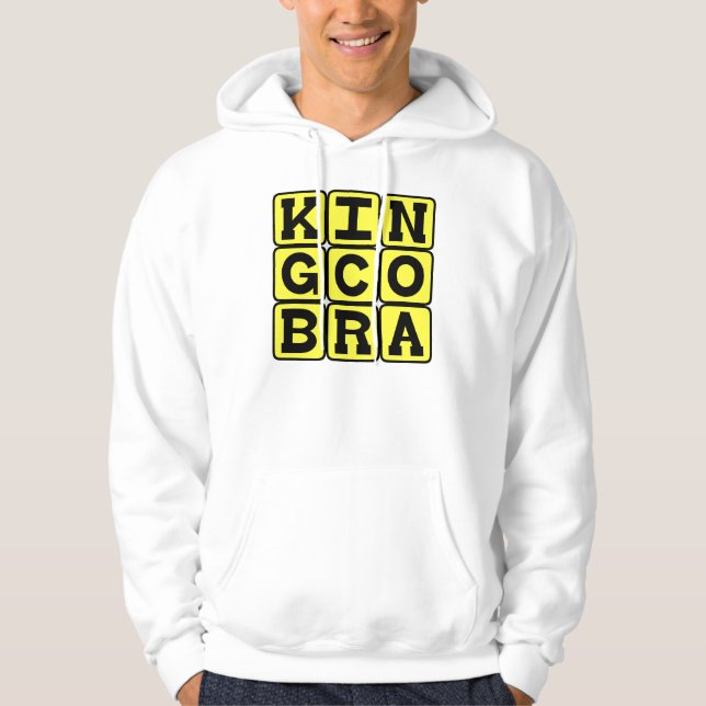 King Cobra, Deadly Snake Hoodie (Front)