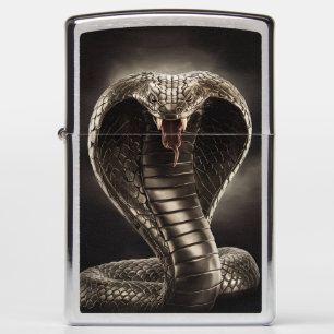 King Cobra Metal Engraving Art #4 Zippo Lighter