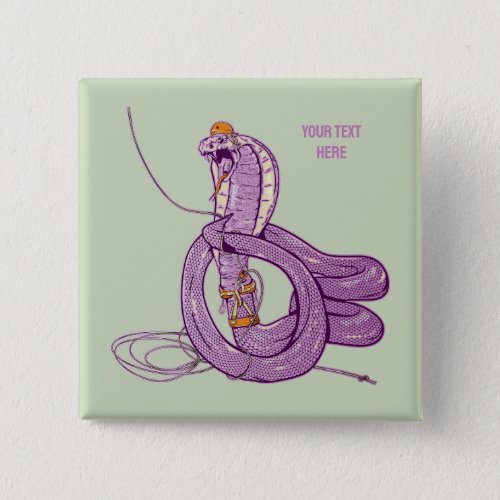 King Cobra Snake Rock Climbing Button