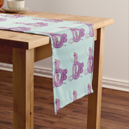 King Cobra Snake Rock Climbing Short Table Runner