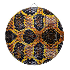 king cobra snake skin dart board