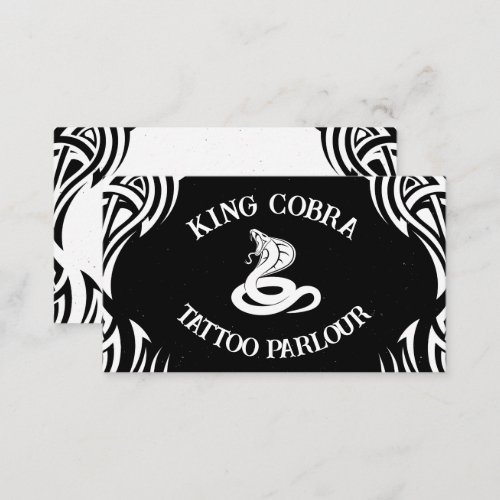 King Cobra Tattoo Parlour Business Card