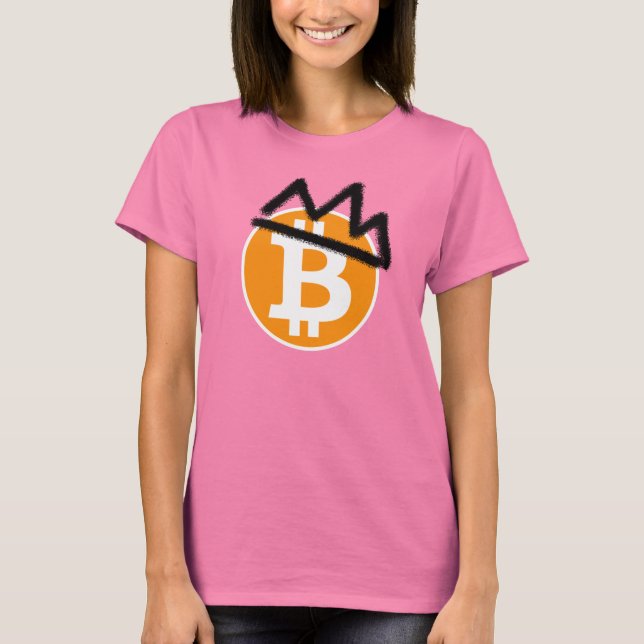 KING COIN _Bitcoin_Black Crown Women's T-Shirt (Front)
