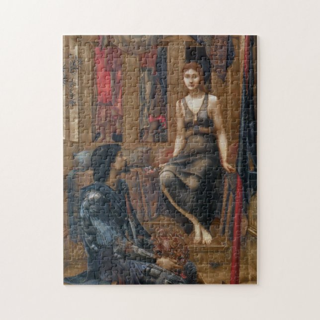 King Cophetua and the Beggar Maid (by Burne-Jones) Jigsaw Puzzle (Vertical)