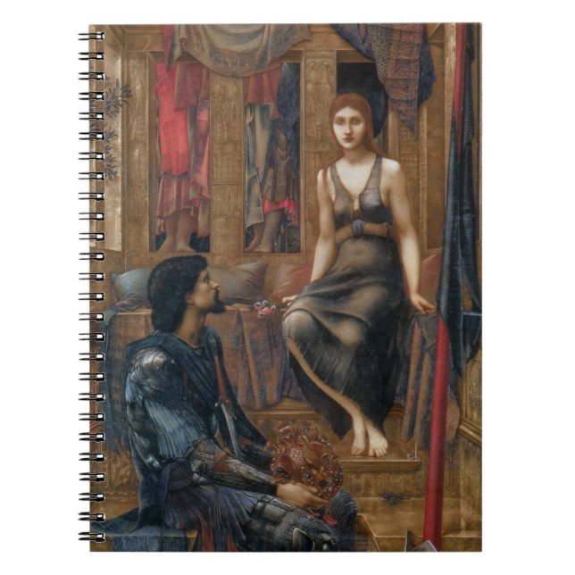 King Cophetua and the Beggar Maid (by Burne-Jones) Notebook (Front)