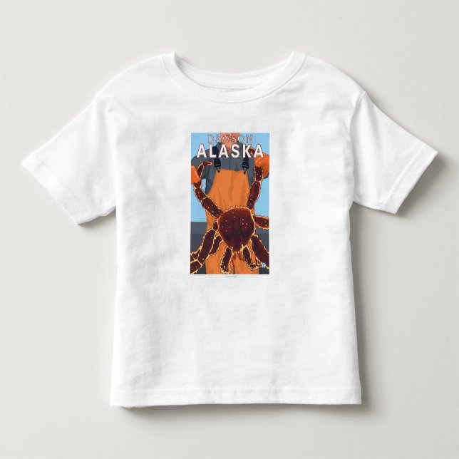 King Crab Fisherman - Dawson, Alaska Toddler T-shirt (Front)