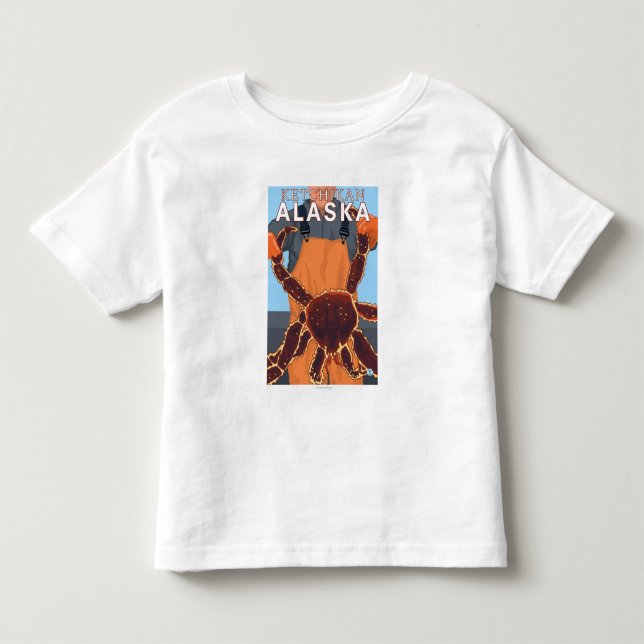 King Crab Fisherman - Ketchikan, Alaska Toddler T-shirt (Front)