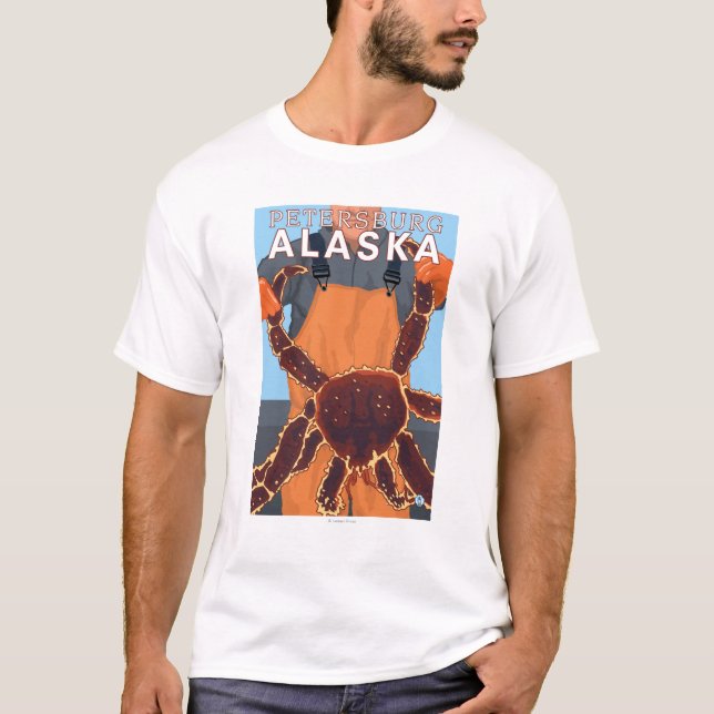 King Crab Fisherman - Petersburg, Alaska T-Shirt (Front)