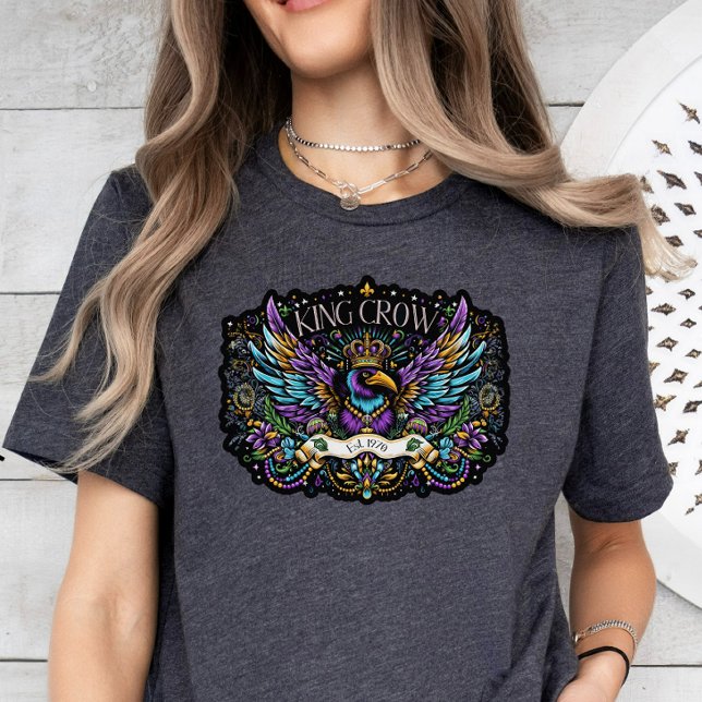 King Crow Colorful Graphic T Shirt (Creator Uploaded)