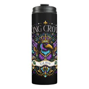 King Crow Colorful Graphic T Shirt Thermal Tumbler