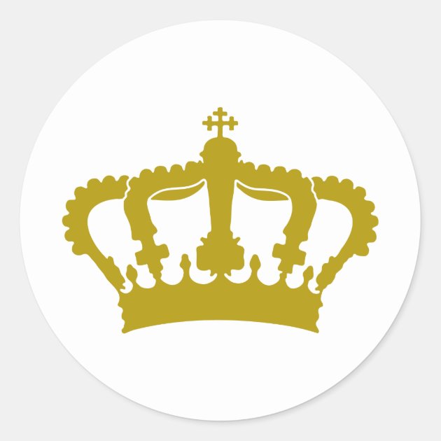 Golden Spade With Crown Logo