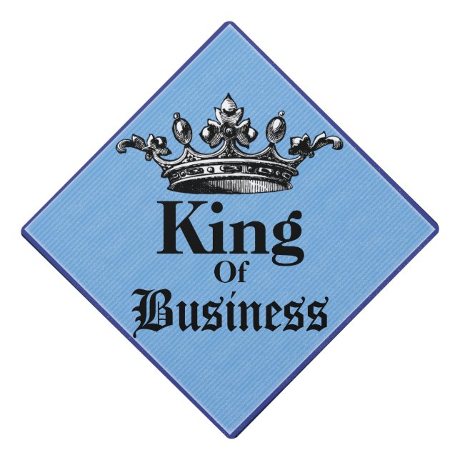 King Crown College Major Graduation Cap (Front)