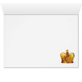 King Crown Custom Postcard (Inside Horizontal (Bottom))