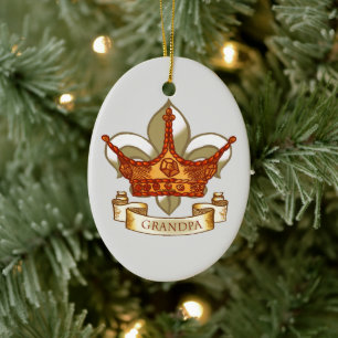 King Crown Grandpa ornament