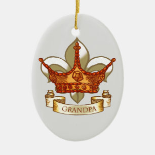 King Crown Grandpa ornament