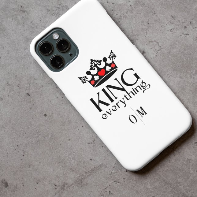 KING Crown Personalized Case-Mate iPhone Case (Creator Uploaded)