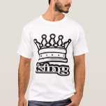 King Crown Royal Royalty T-shirt at Zazzle