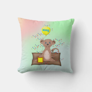 King Cub   Throw Pillow