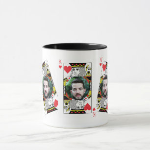 King Dad Photo Mug - Personalized Fathers Day Gift