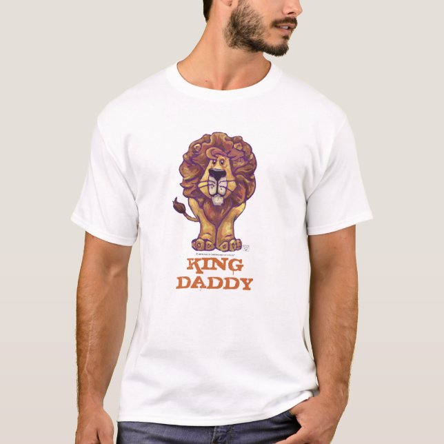 King Daddy Cute Lion T-Shirt (Front)