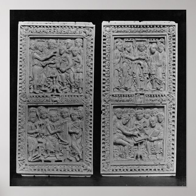 King David commissioning and singing the Poster (Front)