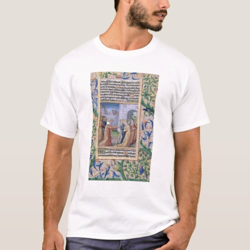 King David coveting Bathsheba T_Shirt
